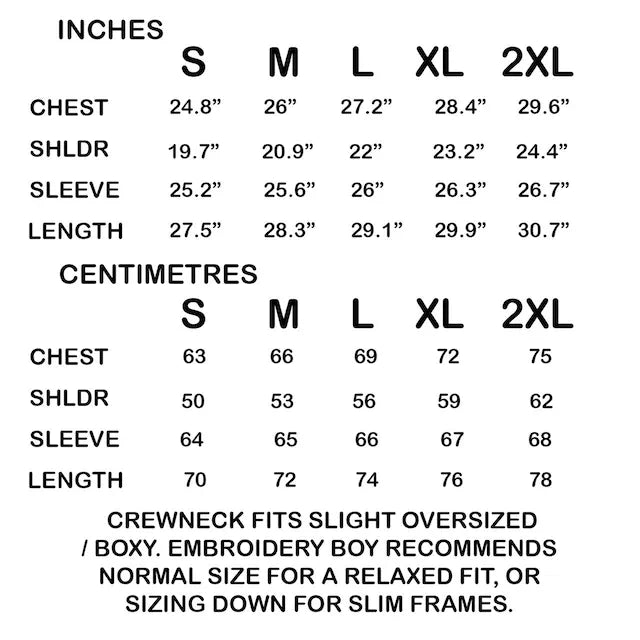 ALL IN TIME CREWNECK